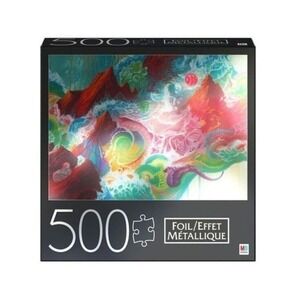 MB Puzzle 500 Piece New Metallic Foil Anthony Hurd Art "There is a Radiance"